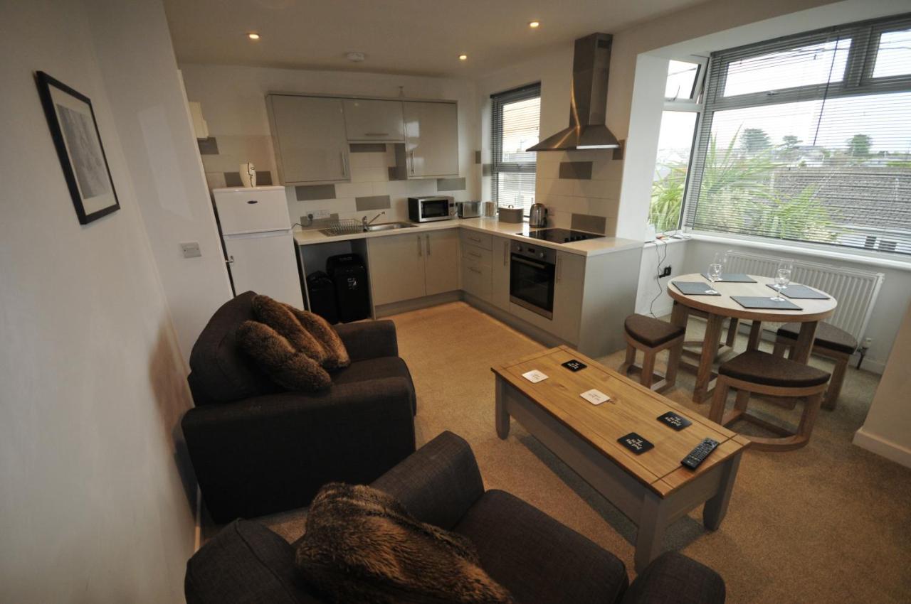 Surf View Apartment, Newquay New Quay Kültér fotó